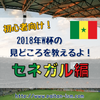 【ゼロから始めるW杯2018観戦】日本代表と対戦する国の特徴と見どころを、初心者にもわかりやすく紹介するよ！（セネガル編）