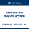 無月経を漢方対策