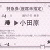 踊り子座席未指定券（伊豆箱根鉄道）