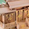 いつかは使いたい尾州桧の神棚　出雲神殿三社シリーズ