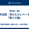 都市伝説：消えたエレベーター「第十三階」