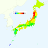 Rate of Deaths from Stomach Cancer by Prefecture in Japan, 2015