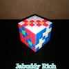 ルービックキューブで模様を作りました！　Rubik's Cube art design