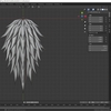 Bevel Curve Toolsアドオンを使ってBlenderで髪の毛オブジェクトを作る その３（辺分離によるスムースシェードの修正）