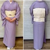 今年は藤の帯をしめるタイミングを外しました。