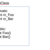 プライベートメンバ変数はPrivate Class として定義すべき？ [C/C++]