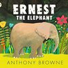 Anthony Browneさんが描く、ジャングルで迷ってしまった象のErnestの絵本、『Ernest the Elephant』