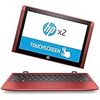 【Office搭載/2in1】HP x2 10-p000 Windows10 Home 64bit Atom x5-z8350 4GB 64GB 光学ドライブ非搭載 高速無線LAN IEEE802.11ac Bluetooth webカメラ USB3.1 HDMI microSDカードスロット 10.1型液晶ノートパソコン Office Mobile プラス Office365サービス (ガーディナルレッド)