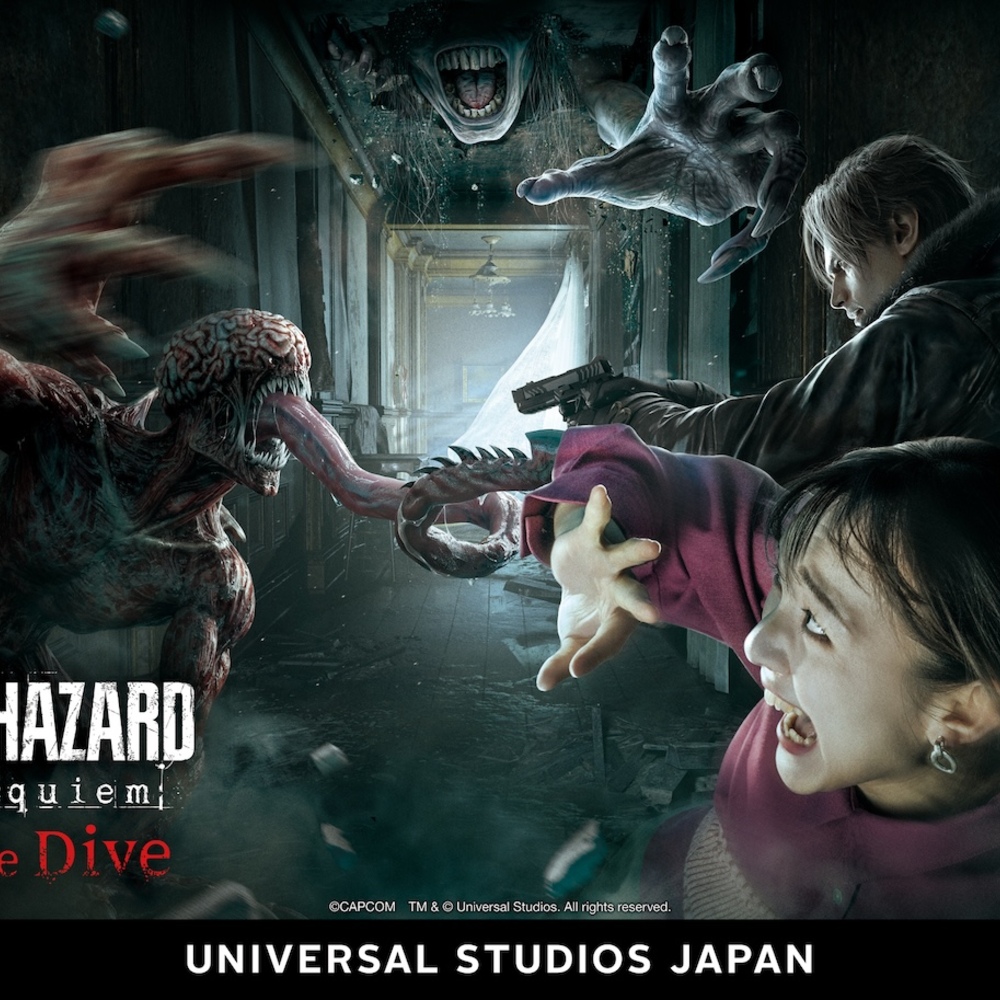 USJ新アトラクション「『バイオハザード レクイエム』 ザ・ダイブ」登場！ユニバーサル・スタジオ・ジャパンでバイオハザードの恐怖が出現