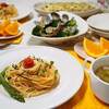 ☆明太スパゲティ＆新じゃがいもとひき肉のオーブン焼き☆