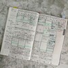 「ジブン手帳の中身紹介！食事内容＆体調管理のみを記録しています！ 複数の手帳を、記録したい内容で分けて使っています！ あと、細かく手帳に記録したいときは、ペンなど使う道具を少なくすると、続けやすかったです！✨」 