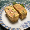 焼きカニボコ入り卵焼き＆タコ