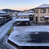 雪が降りました