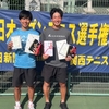 【NewsRelease】加藤隆聖＆柴野晃輔ペアが「毎日オープンテニス選手権大会」で優勝！柴野晃輔選手はシングルスでも準優勝!!【テニス】
