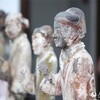前漢の彩色兵馬俑、ミクロン級修復作業に成功