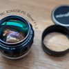 ミノルタのオールドレンズ〈MINOLTA MC ROKKOR-PG 58mm F1.2〉を入手。レストアから試写までをご紹介。