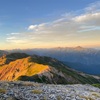 北アルプス百名山全山縦走テント泊登山　2日目と3日目