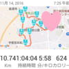 今日のランニング～１１月１４日～