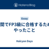 3週間でFP3級に合格するためにやったこと