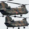 陸上自衛隊　CH-47J/JAの用廃機