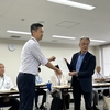 29日、県農民連が県交渉、再エネ拡大、有機農産物の活用促進、中山間地直接支払い増額等を要望。