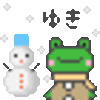 雪です。