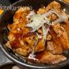 夜の知床斜里で、豚丼にジンギスカン