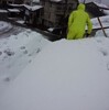 雪下ろしで長岡へ