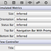 Xcode4.6のSimulated Metricsについてメモ。
