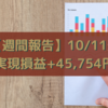 【週間報告】2021年10月11日週