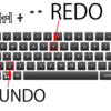 ブログや仕事に必須のショートカット UNDO REDOは覚えておいて損は無し