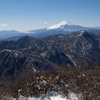 丹沢変則縦走にトライ。〜前編：雪と鳥達と絶景〜