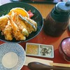 福田屋鹿沼店3F飛賀屋 築地天丼。2023年1月上旬。