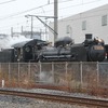 C58 239試運転・キヤ回・OM出場 in工場裏踏切付近・大栄橋・大宮駅