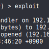 metasploitを使って軽く遠隔操作