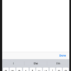 Swift TextView編集時のキーボードに入力完了ボタンを表示する