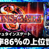 スロット【シュタインズゲート】評価・感想！継続率約86%の上位ATに一瞬だけ足を踏み入れたラボメン