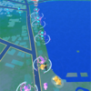 ポケモンGO。瓢湖でミニリュウ大量発生！