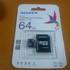 ADATD UHS-Ⅰ　64GB　 防犯カメラに取り付けました　より。