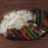 アスパラソーセージソテーとさつまいもレモン煮