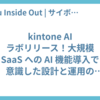 kintone AI ラボリリース！大規模 SaaS への AI 機能導入で意識した設計と運用の工夫