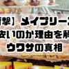 【衝撃】メイプリーズがなぜ安いのか理由を徹底解説！ウワサの真相
