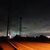 雨上がりの夜空に