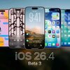 iOS/iPadOS/watchOS 26.4改訂版ベータ3が急遽配信。AI新機能の熟成とバグ修正か