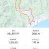 🚴36km お仕事