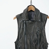 Recommend / "D.HYGEN" Japan Calf Leather Riders Vest