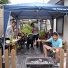 ＢＢＱと川遊び