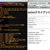 WebSocket(hybi-07)でechoサーバを作ってみた