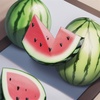 西瓜切る秘密は種の種のなか