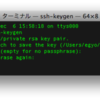 Mac OS XのSSH公開鍵と秘密鍵をまたFTP経由で設定し直した。